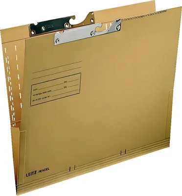 Obrázek produktu pro Esselte Leitz 50 Pendelhefter 2116 Karton naturbraun 1 x kaufmännische Heftung
