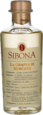 Produktbild von Sibona La Grappa di MOSCATO 40% Vol. 0,5l