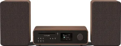 Image de Pure 252807 ensemble audio pour la maison Système micro audio domestique 50 W Noir, Noyer