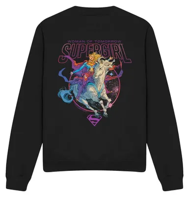Obrázok produktu pre Supergirl – mikina „Woman Of Tomorrow“ pre mužov/ženy, uni, TV34753 (XXL) (čierna)