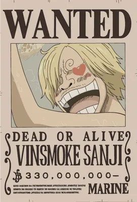 Produktbild von Teknofun One Piece LED Wandleuchte Wanted Sanji 30 cm