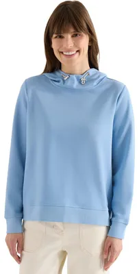 Productafbeelding van Cecil hoodie met ritsdetails, kleur: lichtblauw, maat: XXL