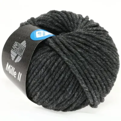 Produktbild von Lana Grossa - Mille II 0016 dunkelgrau meliert