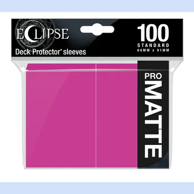 Image de UP Deck Protector ECLIPSE Matte Hot Pink (100ct)