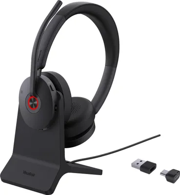 Obrázok produktu pre Yealink BH74 + Stand Teams USB-C/A, Bezdrôtový, Kancelária / call centrum, 162 g, Slúchadlá s mikrofónom, Čierna