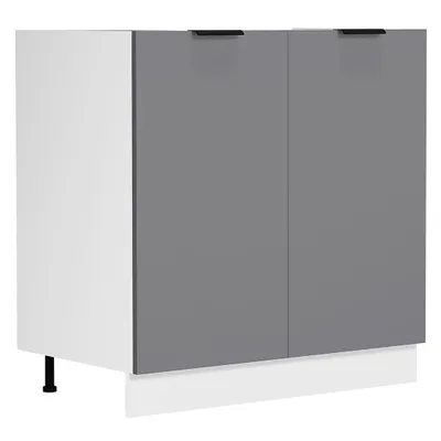 Produktbild von VCM Spülunterschrank | Maße ca. H. 82 x B. 80 x. T. 46 cm | Unterschrank mit zwei Drehtüren | Küchenmöbel – Fasola