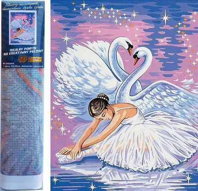 Immagine prodotto di Norimpex Diamante pittura Il lago dei cigni 30x40cm