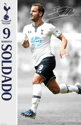 Produktbild von Fußball - Poster - Tottenham Hotspur - Soldado 13/14
