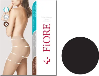 Produktbild von Bauch schlankmachende Strumpfhose korrigierende Hüften 20den 2 Black
