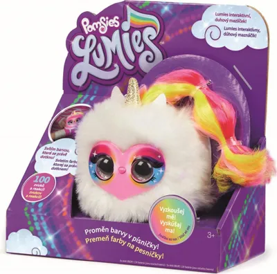 Produktbild von Interaktives Einhorn Plüschtier mit Soundeffekten, 8 cm hoch, für Kinder ab 3 Jahren