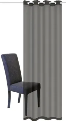 Produktbild von HOME WOHNIDEEN Dolly 145 x 140 cm 1x Fertigschal inkl. 1x Bügelband Grau