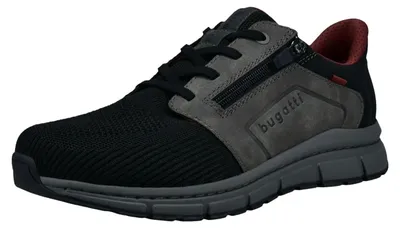 Produktbild von bugatti Herren-Schnürer-332-AOS05, Black/Dark Grey, 40