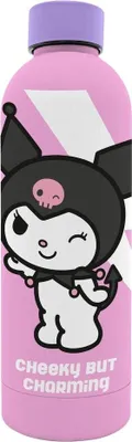 Zdjęcie produktu dla Butelka ze stali nierdzewnej o pojemności 800 ml z motywem Hello Kitty Kuromi