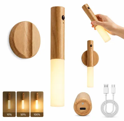Zdjęcie produktu dla Lampka LED z czujnikiem ruchu kinkiet bezprzewodowy oświetlenie do domu