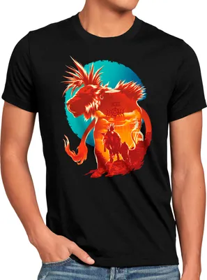 Produktbild von style3 Red13 Landscape Herren T-Shirt anime cloud chocobo sephiroth