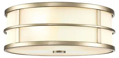 Produktbild von Deckenleuchte, Stahl Glas, Naturmessing , D 34,3 cm