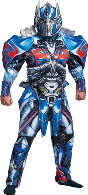 Produktbild von Transformers Optimus Prime Deluxe Muskelkostüm für Herren Größe: XL