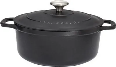 Immagine prodotto di Pirofila tonda in ghisa smaltata 26 cm nera Chasseur PUC472601
