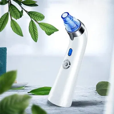 Obrázek produktu pro Elektrolytický přístroj, vysoký sací výkon, 5-otvorový gravírovací přístroj na póry s diamantovými otvory pro dermabrazi, dobíjecí, příslušenství pro hloubkové čištění obličeje od akné a póry