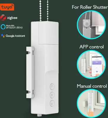 Zdjęcie produktu dla Inteligentny silnik do sterowania roletami okiennymi - Tuya, ZigBee