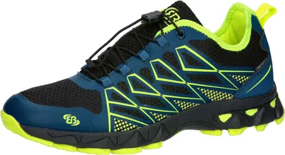 Produktbild von Brütting Mission Damen, Herren Nylon Trekkingschuhe petrol, atmungsaktiv, wasserdicht, Fußbett