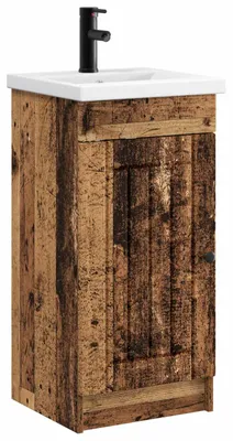 Obrázok produktu pre vidaXL Kúpeľňová skrinka s umývadlom z recyklovaného dreva 42 x 40 x 84,5 cm