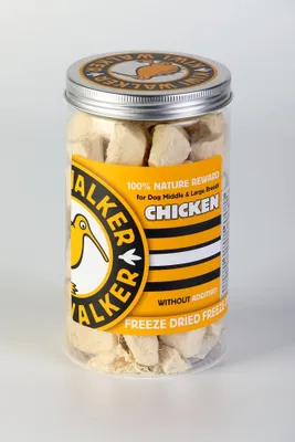 Produktbild von Kiwi Walker Frost getrocknetes Hühnchen, 80 g