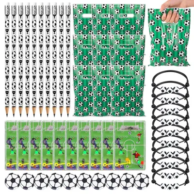 Fußball-Mitgebsel-Set, 50 Teile, für Partys und Geburtstage