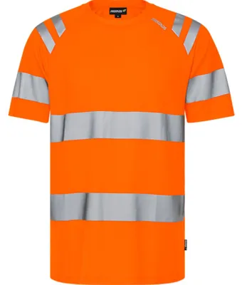 Produktbild von Fristads High Vis Green Funktions-T-Shirt Kl. 3 7860 GPST Warnschutz-Orange M