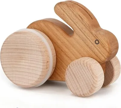Produktbild von Bajo Holzkaninchen Spielzeug - natürliches Design für Kinder