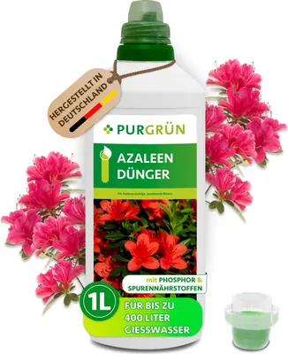 Produktbild von Purgrün Azaleen Dünger | Flüssigdünger mit Guano & Aqua Plus | 1L