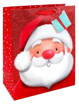 Obrázok produktu pre Clairefontaine X-36148-2C Clairefontaine Vianočná darčeková taška „Santa Claus“