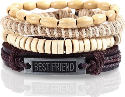 Produktbild von Armbänder BF-18753 - Braun für Freundschaft KP18753