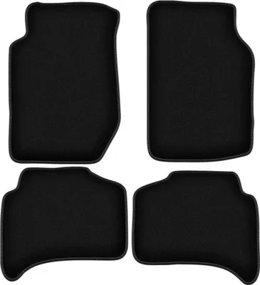 Immagine prodotto di Tappetini in velluto per Kia Sportage I (1995-2004, SUV) neri, set 4 pz, con fissaggi