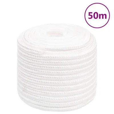 Zdjęcie produktu dla vidaXL Lina jachtowa biała 16 mm 50 m polipropylenowa