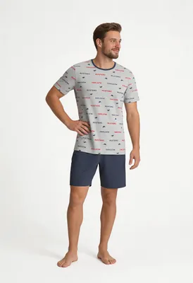 Produktbild von Mustang Short Set Schlafanzug Nachtwäsche Pyjama STANDARD 100 für Männer