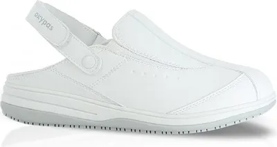Produktbild von OXYPAS Iris, Medizinische Schuhe für Gesundheitsberufe aus Synthetikleder, Gummi, Polyester, Absatzhöhe 3 cm, Atmungsaktiv, antistatisch (ESD-Norm), rutschhemmend (SRC-Norm), verstellbarer Riemen, stoßabsorbierend, spurenlose Sohle, geringes Gewicht, Coolmax-Innenfutter, herausnehmbare OXYFOAM Einlegesohlen, für orthopädische Einlagen