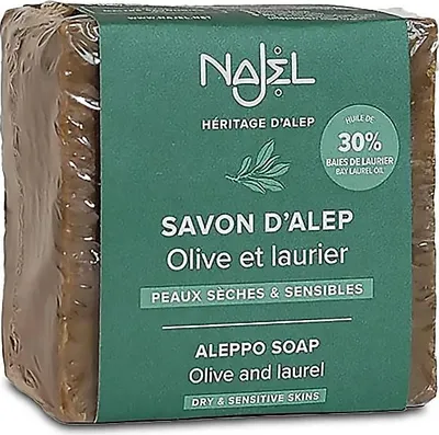 Productafbeelding van Najel Aleppo Zeep 30% -- 170 gram, online bestellen. Topkwaliteit, direct beschikbaar