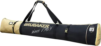 Zdjęcie produktu dla BRUBAKER Carver Pro St. Moritz pokrowiec narciarski 170 cm na 1 parę nart i kijków - Black Gold