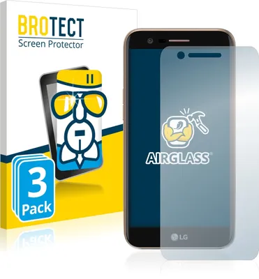Produktbild von 3x BROTECT Schutzglas für LG K10 2017 Schutzfolie Panzer Folie Glas Display Schutz klar