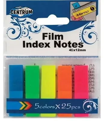 Image de Onglets d'indexation 45 x 12 mm, 25 000 pièces. 80408 - Centre