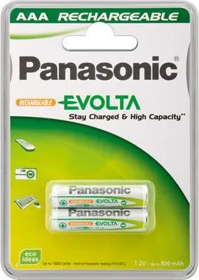 Immagine prodotto di Wentronic AAA 750mAh NiMH 2-BL EVOLTA Batteria ricaricabile Mini Stilo AAA Nichel-Metallo Idruro (NiMH)