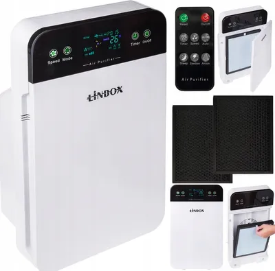 Obrázok produktu pre Veľká Automatická 35W Čistička Vzduchu 7V1 + Hepa Filter, Ionizácia, Senzor