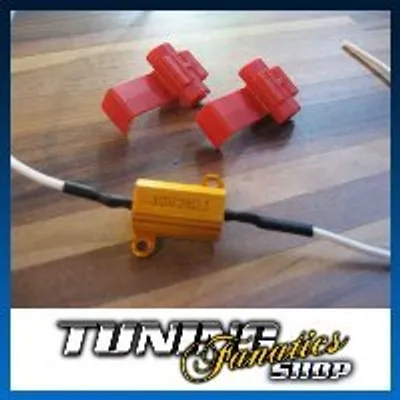 Produktbild von 1x Lastwiderstand Widerstand 10W 12V + Klemmen für LED SMD = CANBUS