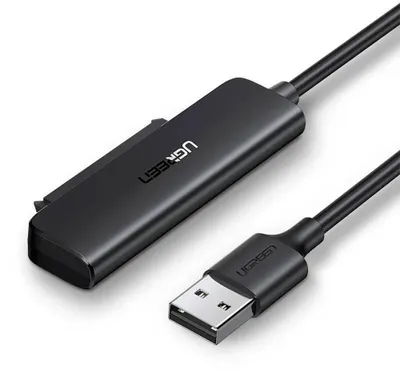 Image de Ugreen Cm321 Adaptateur Usb vers Sata Drive 2.5, 50Cm (Noir)