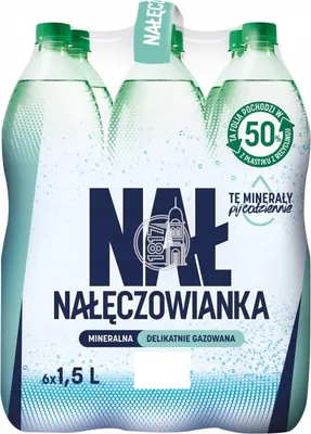Obrázek produktu pro Nałęczowianka woda mineralna gazowana 1,5 l