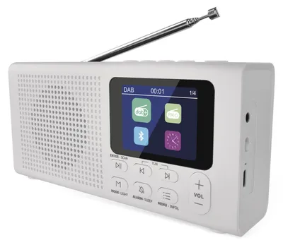 Produktbild von EMOS - DAB+ Radio mit Bluetooth und Dual-Stromversorgung - tragbares Digitalradi