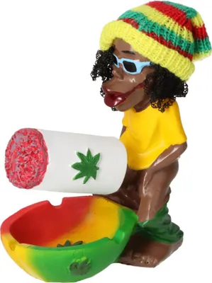 Produktbild von Aschenbecher Rasta Design stehend