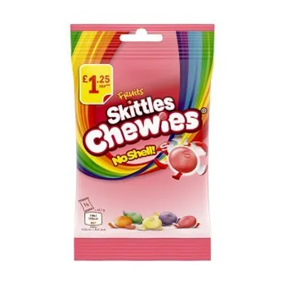 Produktbild von Skittles - Fruit Chewies, No Shell, 125g - Vegan