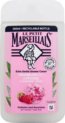 Immagine prodotto di Le Petit Marseillais Gel doccia cremoso, Lampone e Peonia, 250ml